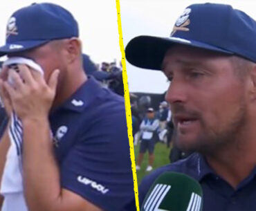 Emotional Bryson DeChambeau reveals off-course struggles after beating Jon Rahm in LIV Golf playoff