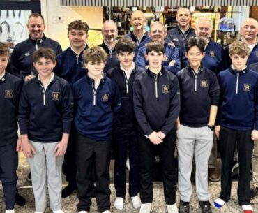 Suffolk under-14s win pre-season friendly against senior men’s team at Newton Green