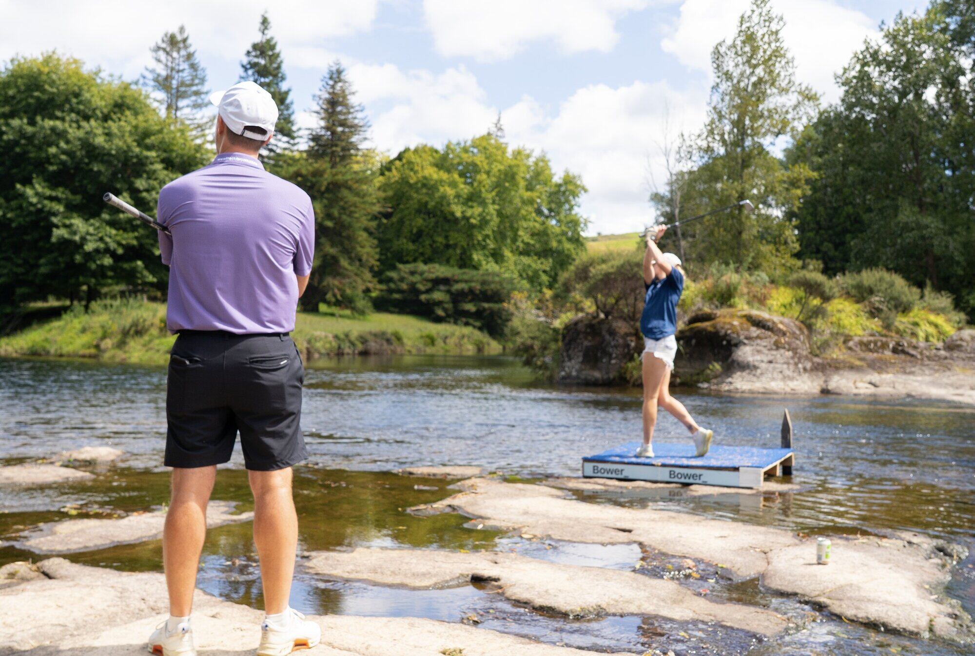 Shania Cooke tees off. Photo / Supplied