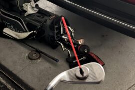 I made an alignment thingy out of a magnet from a brake bleeder and a wd-40 hose