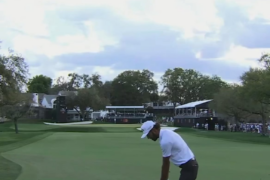 Akshay Bhatia’s near albatross on 16