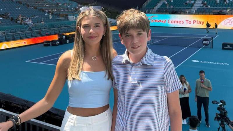 Kai Trump and her brother Spencer attended the Miami Open.@kaitrumpgolfer/Instagram