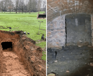 ​Sinkhole at popular golf course reveals hidden Victorian wine cellar