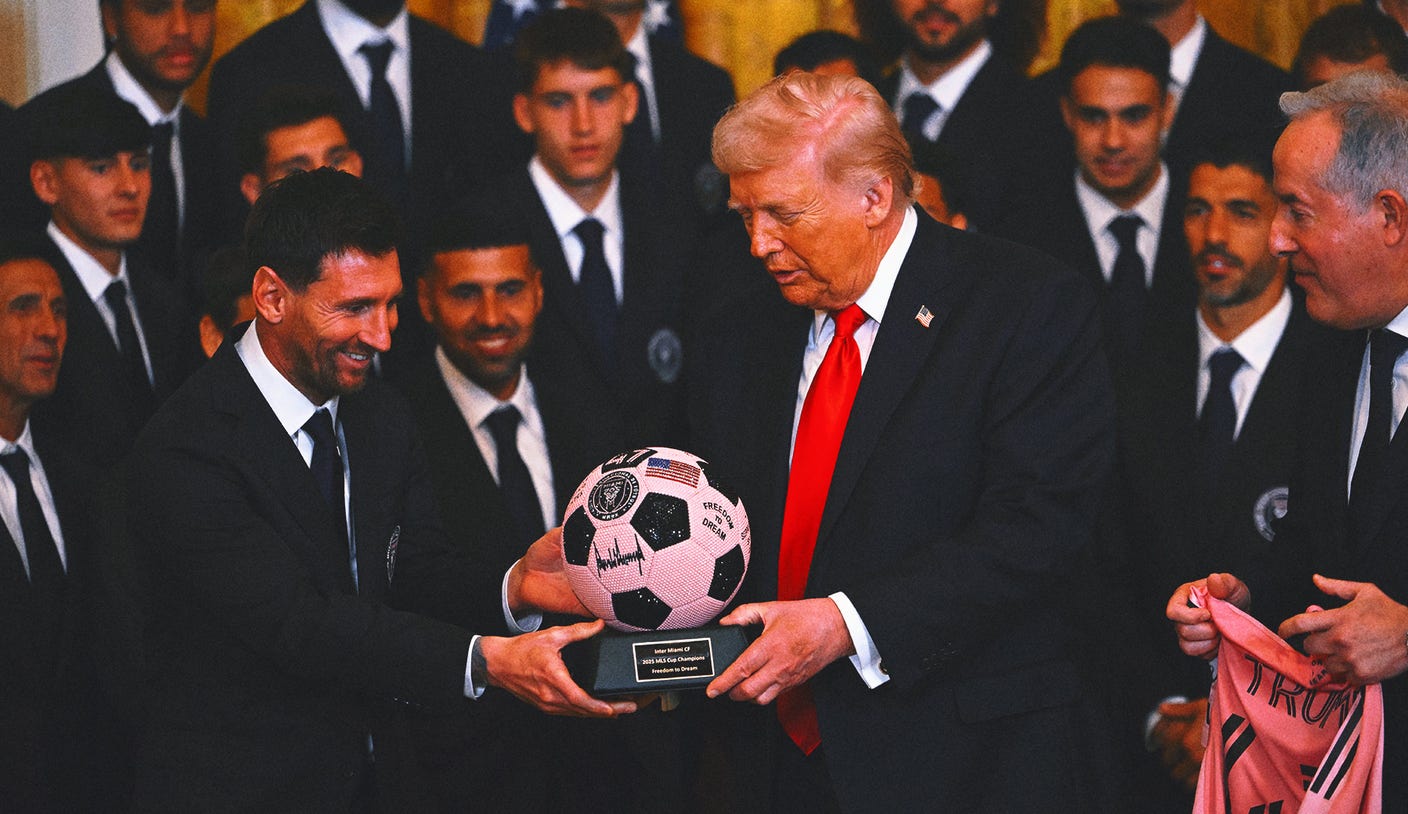 Lionel Messi, Inter Miami Meet President Donald Trump At White House