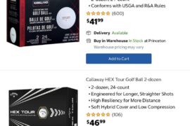 Callaway Hex Tour balls @ Costco?