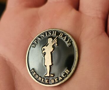 Is this a genuine pebble beach ball mark?