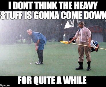 1-up through 14 in my first tournament in two years. Lost 1-down in a monsoon.