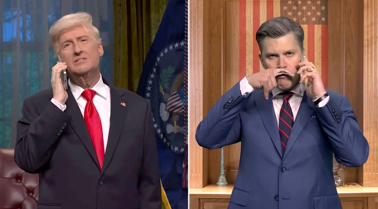 James Austin Johnson and Colin JostCredit: NBC