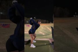 Amazing Golf Swing you need to see | Golf Girl awesome swing | Golf shorts | Carles