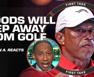 Stephen A. addresses Tiger Woods stepping away from golf after DUI arrest | First Take