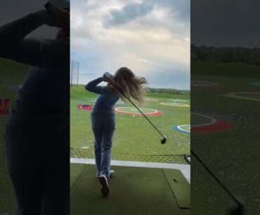 Amazing Golf Swing you need to see | Golf Girl awesome swing | Golf shorts | Jordan Biegel
