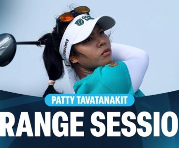 Patty Tavatanakit Shot Tracer Range Session | PIF Saudi Ladies International