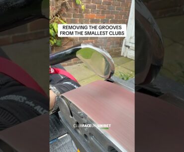 REMOVING THE GROOVES ON THE SMALLEST CLUBS?! Father VS Son