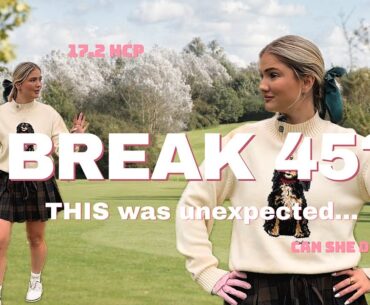 Can average golf girl break 45? | This was unexpected…