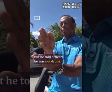 Bodycam footage released in Tiger Woods arrest