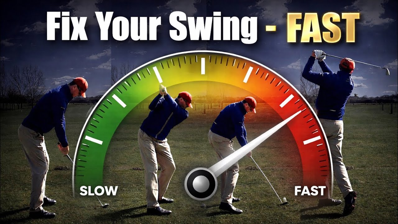 Fix Your Golf Swing FAST by SLOWING IT DOWN