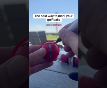 The Best Way to Mark Your Golf Balls