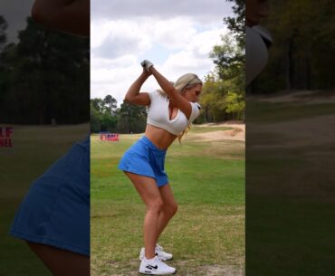 Amazing Golf Swing you need to see | Golf Girl awesome swing | Golf shorts | Kaelee Rene