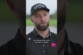 Jon Rahm 🤝 Augusta National Golf Club #themasters #shorts #golf