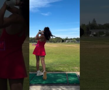Amazing Golf Swing you need to see | Golf Girl awesome swing | Golf shorts | Jessica Maceira