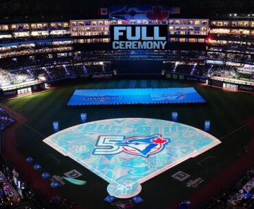 Toronto celebrates 50 years of Blue Jays baseball and 2025 team in EPIC pregame ceremony! 🇨🇦