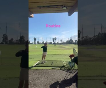 Golf Girl Golf Routine #golfgirl