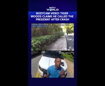 After Crash, Tiger Woods Told Cops He Was 'Talking  To The President'