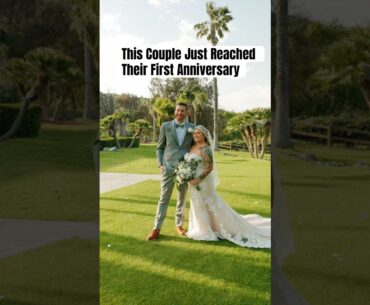 This Couple Just Reached Their First Anniversary / Fairview Green River Golf Club Corona Wedding