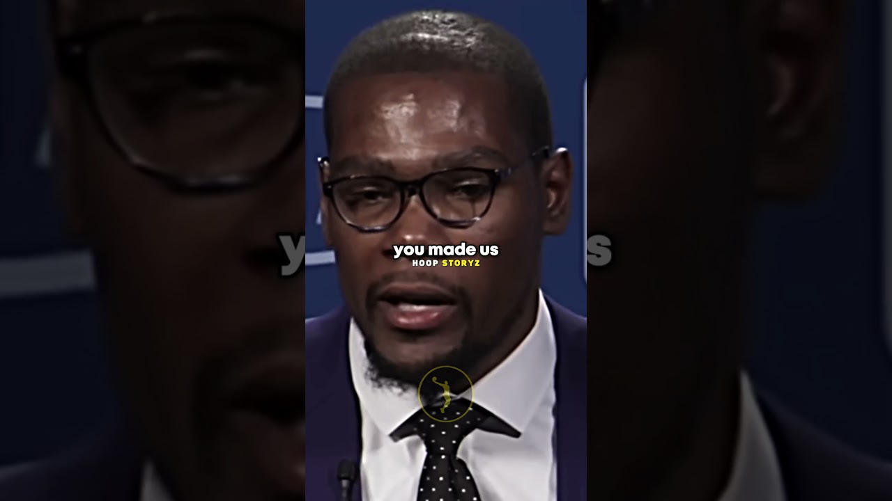 "You The Real MVP." Kevin Durant's Heartfelt Speech 😢