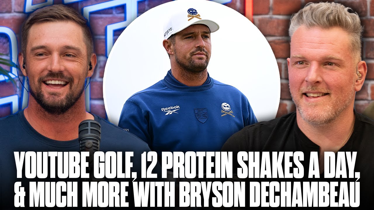 "The Entertainment Side Of Golf Is Bigger Than Professional Golf" -Bryson DeChambeau With Pat McAfee