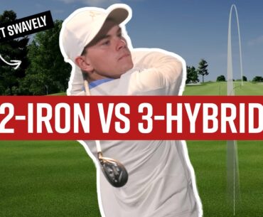 IRON or HYBRID?? Head-To-Head Test w/ Pro Golfer