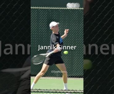 Forehand Compilation - Slow Motion Open Side View