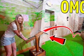 CRAZY HOMEMADE Mini Golf Course!