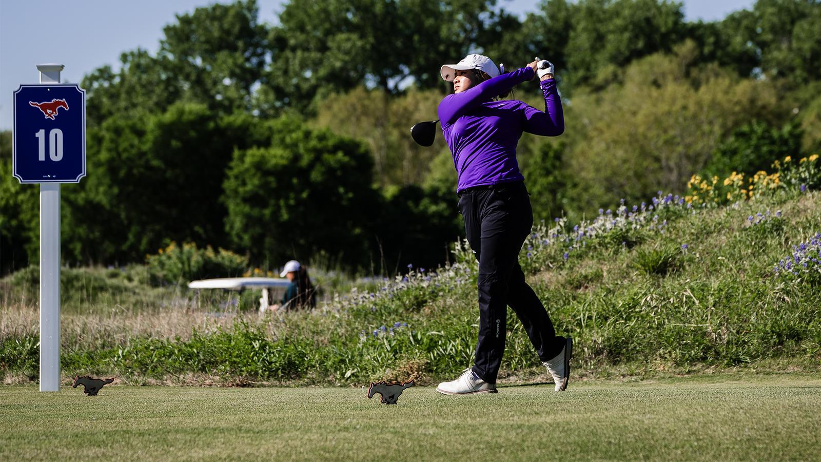 Horned Frogs Through Two Rounds at Trinity Forest Golf Club Sofie Dimitrova