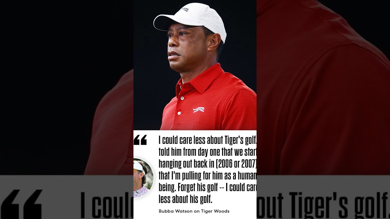 Bubba Watson put Tiger Woods' situation into perspective. "life is more important than golf." #golf