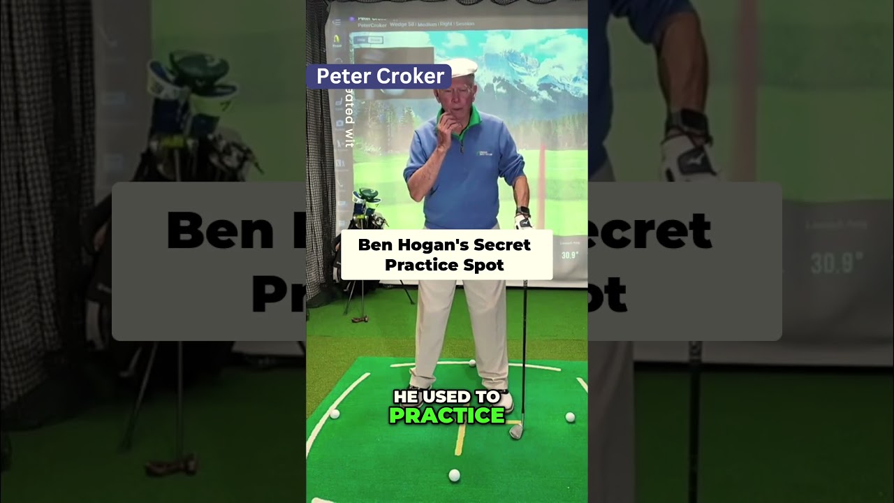 Ben Hogan’s Secret Mud Practice Drill 🏌️‍♂️ #golf #golftips #golfswing #golflessons #golfcoach #grip