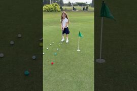 Golf Gorl Most Satisfying Putt You’ll See Today #golfgirl
