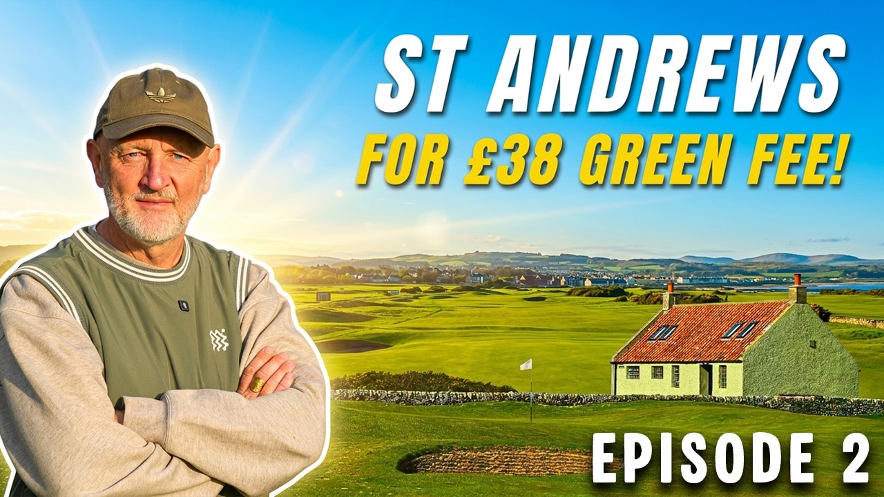 £38 to play links golf in ST ANDREWS and it’s a belter!