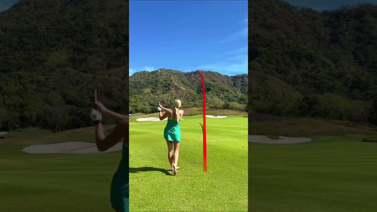 Are we counting that as a par🤣#golf #golfer #golfing #golfgirl #golfbabe #golfswing #golfgear