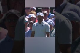 Bryson's reaction says it all after this tee shot #shorts #masters #golf