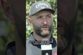 Jon Rahm is hoping for a "miracle" this weekend #themasters #jonrahm