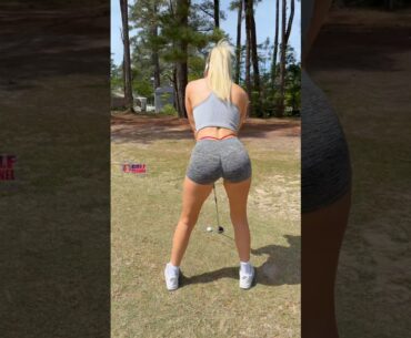 Amazing Golf Swing you need to see | Golf Girl awesome swing | Golf shorts | Kaelee Rene