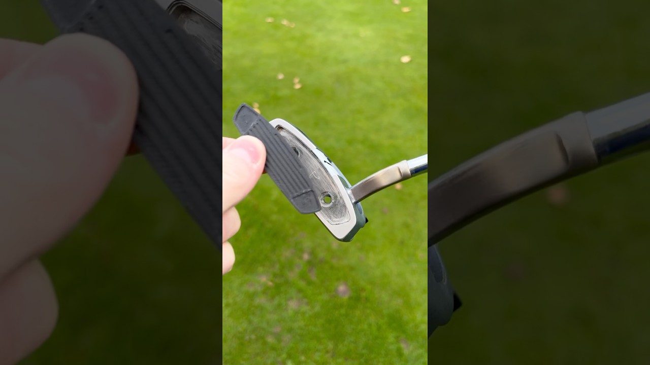 The ONLY Putter IN THE WORLD with a MAGNET as the FACE #golf #golf #golfaccessories #golfgear