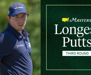 The Longest Putts From the Third Round | The 2026 Masters