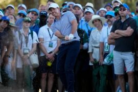 McIlroy stumbles at the Masters, shares lead with Cameron Young entering final round