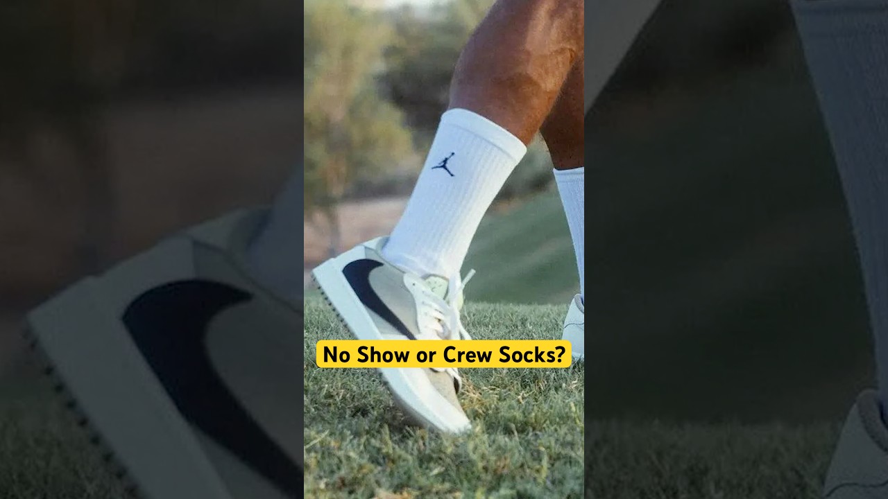 The DEBATE: No-Show Socks or Crew Socks? You DECIDE! #GolfFashion #noshowsocks #GolfStyle