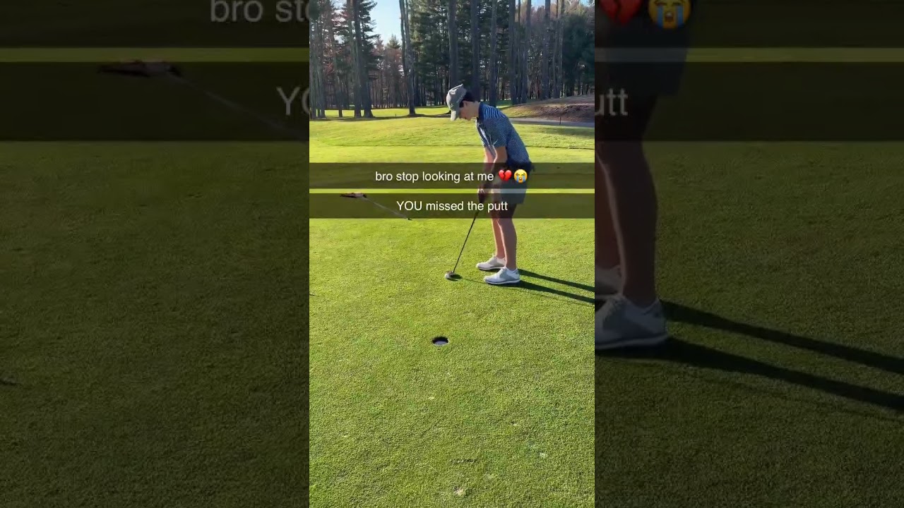 bro acting like i missed the putt 💔😭 #golf #shorts #funny