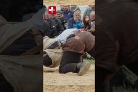 Werner Schlegel bezwingt Marcel Räbsamen – Schlussgang Rapperswiler Verbandsschwingertag Weesen 2026