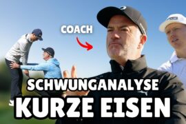 Trainer von PGA Tour Profi Matti Schmid analysiert meinen Golfschwung (Kurze Eisen)