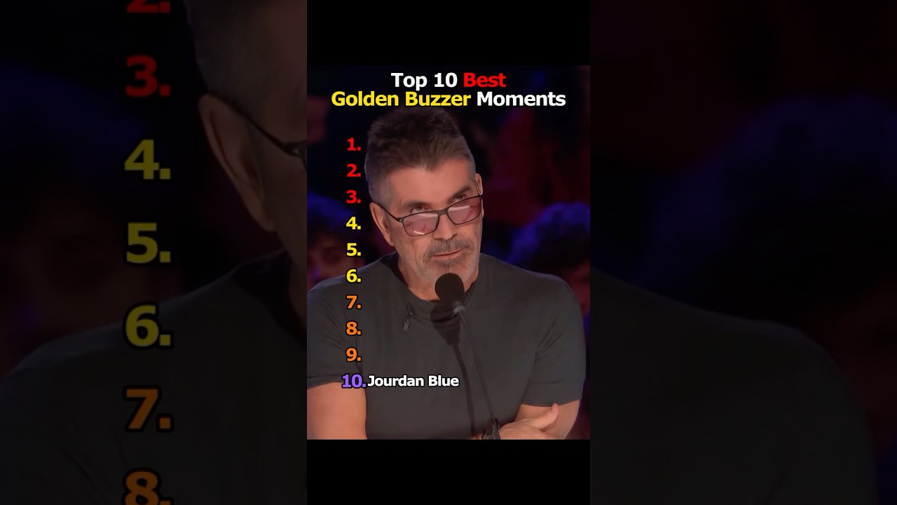 Top 10 best golden buzzer moments #singing #top10 #voice #agt #goldenbuzzer #jourdanblue